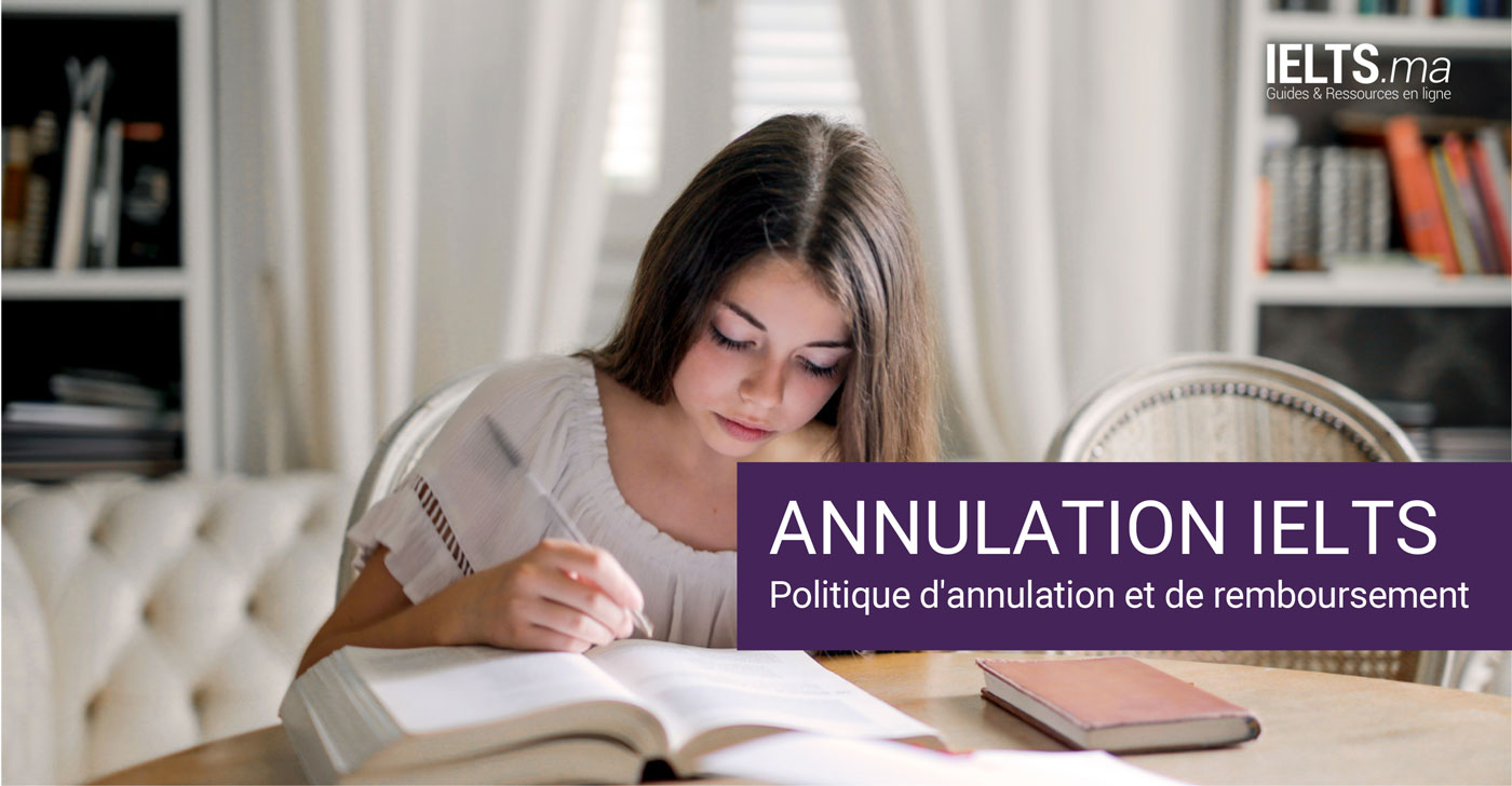 Annulation IELTS